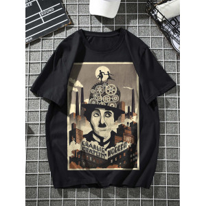 Tricou Charlie Chaplin Modern